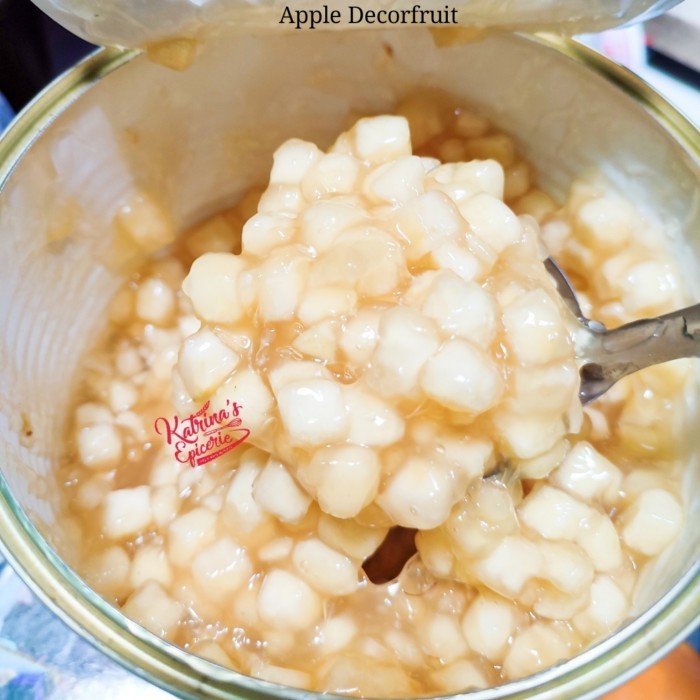 

500 Gram Decorfruit - Selai Apel Dengan Buah Apel