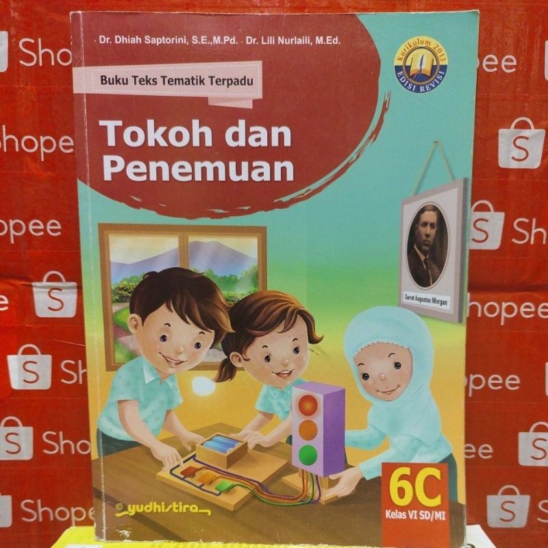 Buku teks tematik terpadu tokoh dan penemuan kelas 6C SD edisi revisi
