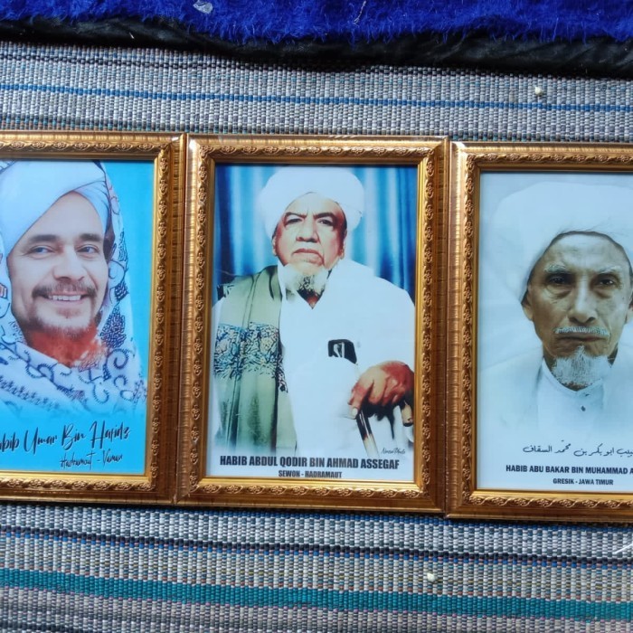 250K Sudah Dapat 3 Cetak Foto Ulama Bingkai Kaca Uk 25X35
