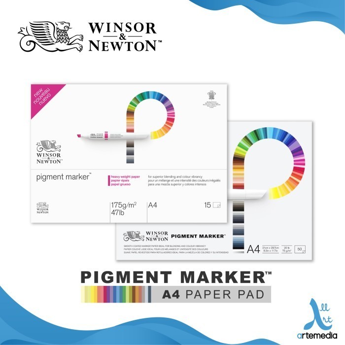 

Kertas Gambar Winsor & Newton A4 Pigment Marker Paper Pad -Anza Wahda