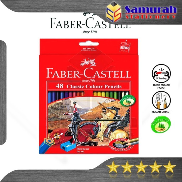 

Pensil Warna Faber Castell 48 Warna Classic Color Pencil Faber-Castell -Anza Wahda