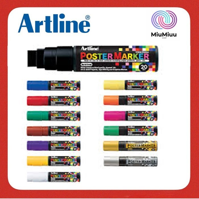 

Spidol Artline Poster Marker Artline Epp20 20 Mm -Anza Wahda