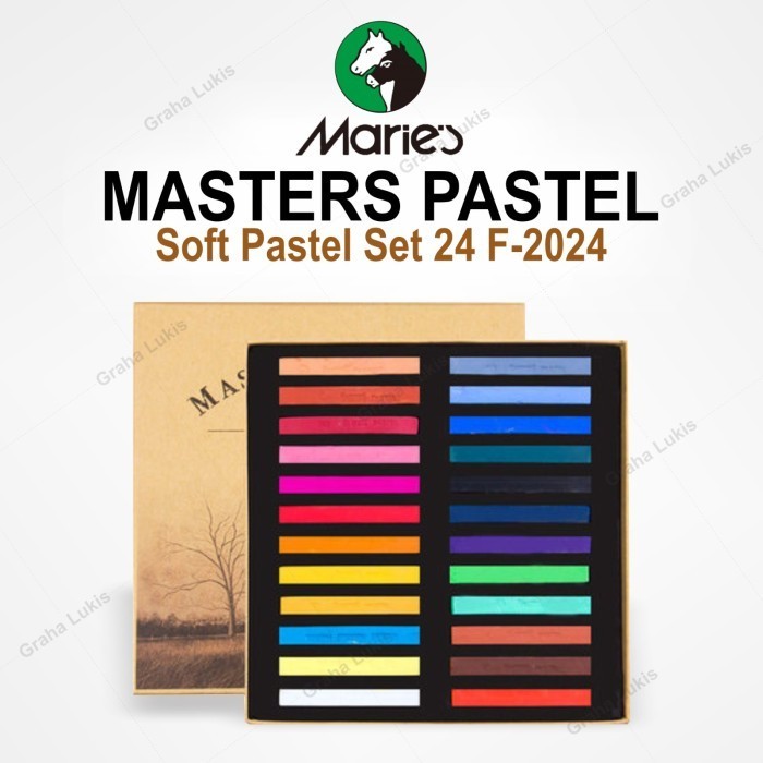 

Maries Masters Soft Pastel 24 Warna -Anza Wahda
