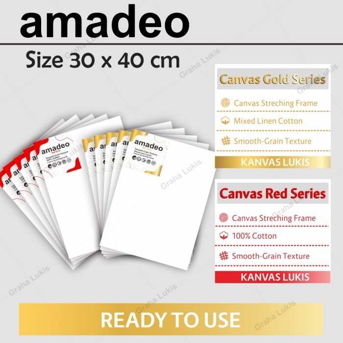 

Kanvas Lukis Amadeo Ukuran 30X40Cm -Anza Wahda