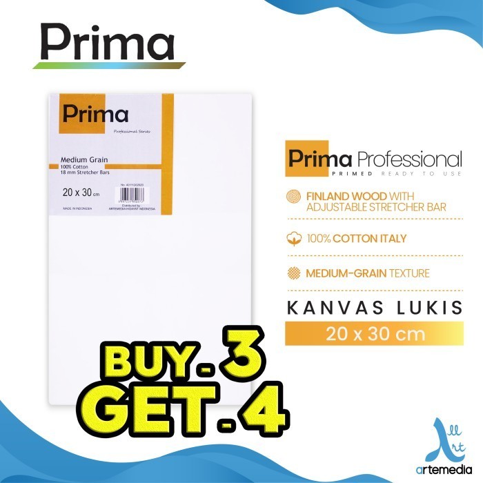 

Kanvas Lukis Prima Professional 20X30Cm Cotton Canvas -Anza Wahda
