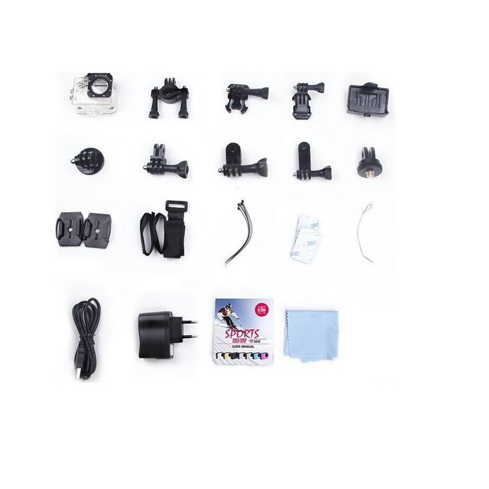 Kogan Action Camera 1080P - 12Mp Nv - Wifi - Putih