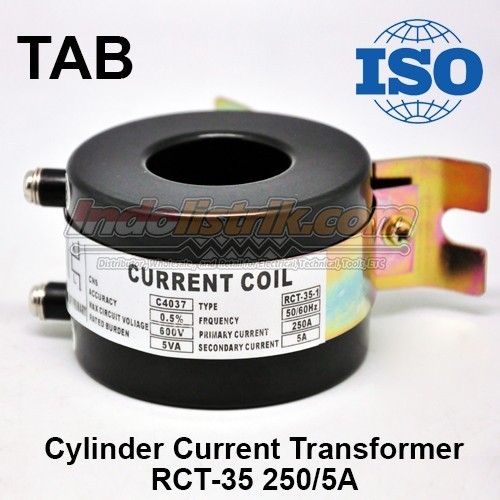 Current Transformer 250 5 A Rct 35 Tab Round Ct Handal Trafo Arus Panel Listrik Profesional
