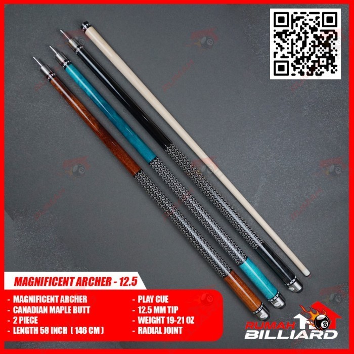 Stick Billiard - Billiard Cue - Magnificent Archer - Maple Wood - Grip