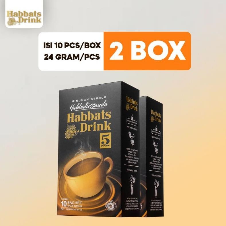 

Habbats Drink Kemasan 10 Sachet (Paket 2 Box)
