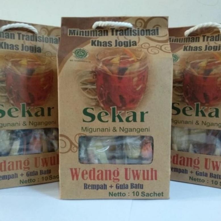 

SEKAR Wedang Uwuh Kualitas Premium Isi 10 Sachet (Komplit Rempah + Gula Batu) | Minuman Tradisional Khas Bantul Jogja