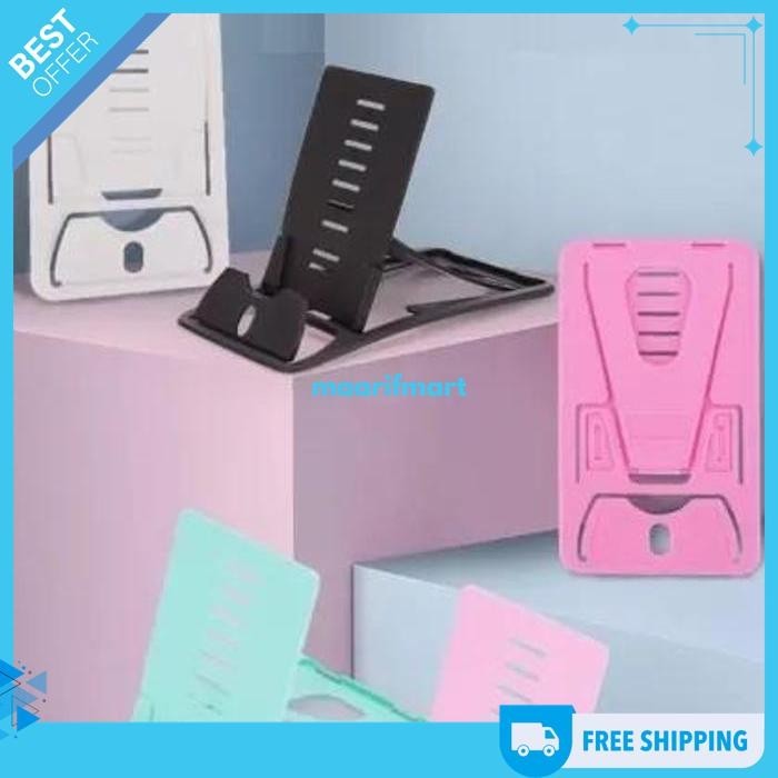 

DUDUKAN DOCKING STAND PHONE HOLDER LIPAT TIPIS SLIM CARD KARTU ATM HP TERBAIK