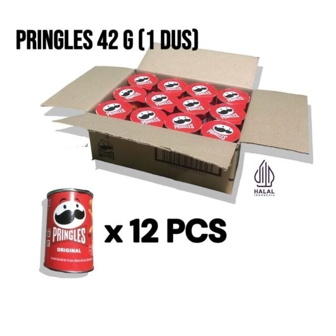 

NEW PRODUK PRINGLES 42 GRAM MINI DUS ALL VARIANT ORIGINAL / CHEESE/ SOUR CREAM !!!!!