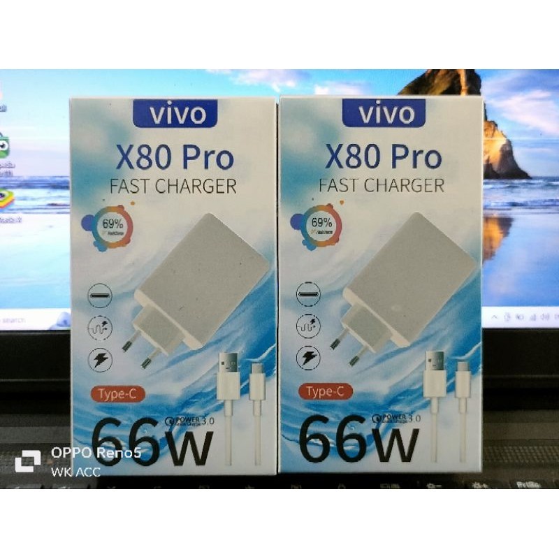 Charger Cas VIVO FLASH CHARGE FAST CHARGING 66W TYPE C ORIGINAL VIVO T1 Pro 5G V25 Pro 5G V27e V27 5
