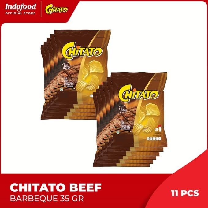 

BIG SALE 11 PCS - CHITATO BEEF BARBEQUE 35 GR !!!!!