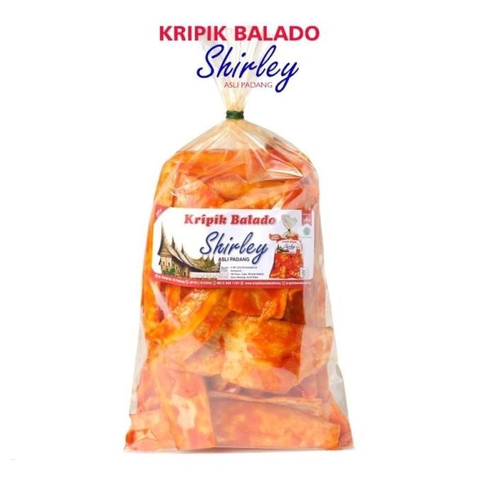 

TERBARU KERIPIK BALADO SHIRLEY SANJAY ASLI PADANG 500G "PANJANG" !!!!!