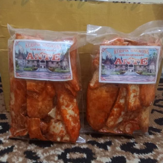 

BIG SALE KRIPIK BALADO SANJAY ANTE PAKET 5 BUNGKUS !!!!!