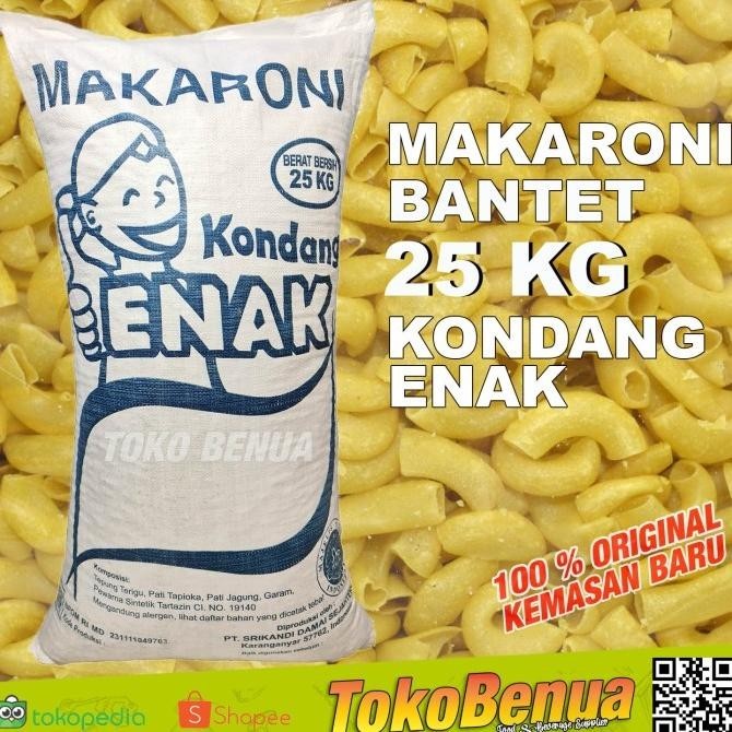 

READY STOCK MAKARONI KONDANG ENAK 1 SAK 25 KG !!!!!