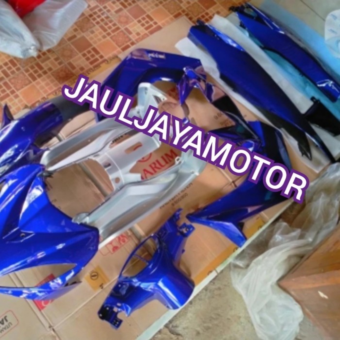 Asli Cover Full Set Body - Bodi Halus Jupiter Mx Lama - Biru Ready Stock