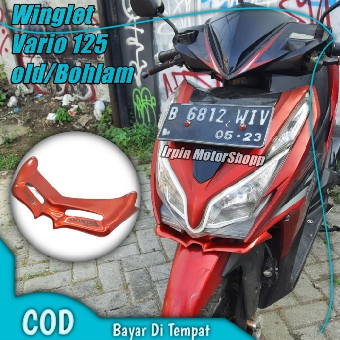 Terbatas Winglet Vario 125 Old Bohlam Aksesoris Honda Vario Old Bohlam Bergaransi