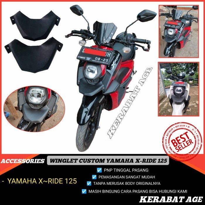 Restock Aksesoris X Ride 125 Winglet Simple Variasi Custom Xride 125Cc Diskon