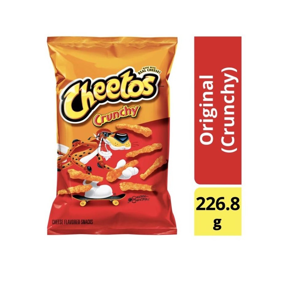 

NEW PRODUK CHEETOS CHEESE FLAVOURED SNACKS - ORIGINAL (CRUNCHY) !!!!!