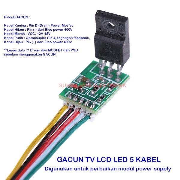 GACUN 5 KABEL MODUL PSU TV LCD LED