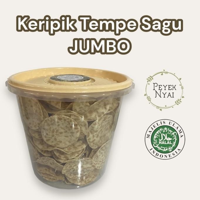 

READY STOCK PEYEK NYAI | KERIPIK TEMPE SAGU (JUMBO) !!!!!