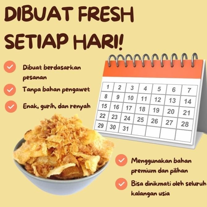 

READY STOCK KERIPIK KENTANG EBI HOMEMADE ENAK BERKUALITAS - 1 KG !!!!!