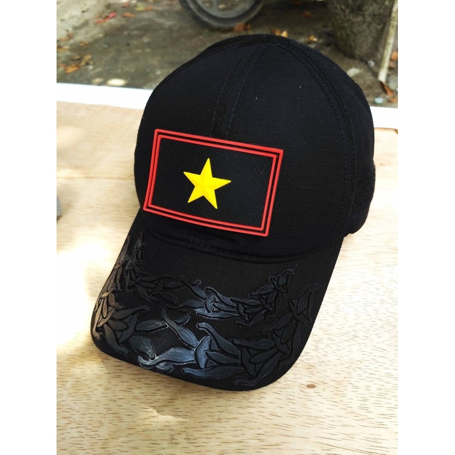 Giov Topi Molay Tactical Pati Tni Ad Hitam Bintang 1