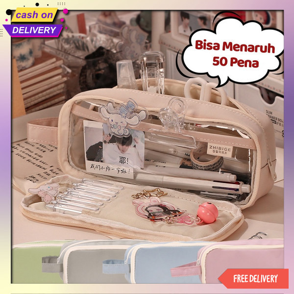 

Pouch Korean Style Dosgrip Tk Sd Smp Remaja Model Terbaru 2024 Kotak Pensil Sekolah Dus Grib Murah Multifungsi Temoat Pencil Ansk Pancil Case Dusgrib Aesthetic Tempat Pengsil Anak Tempat Alat Tulis Desgrip Kotak Pencil K Large Capacity Kawaii Pencil