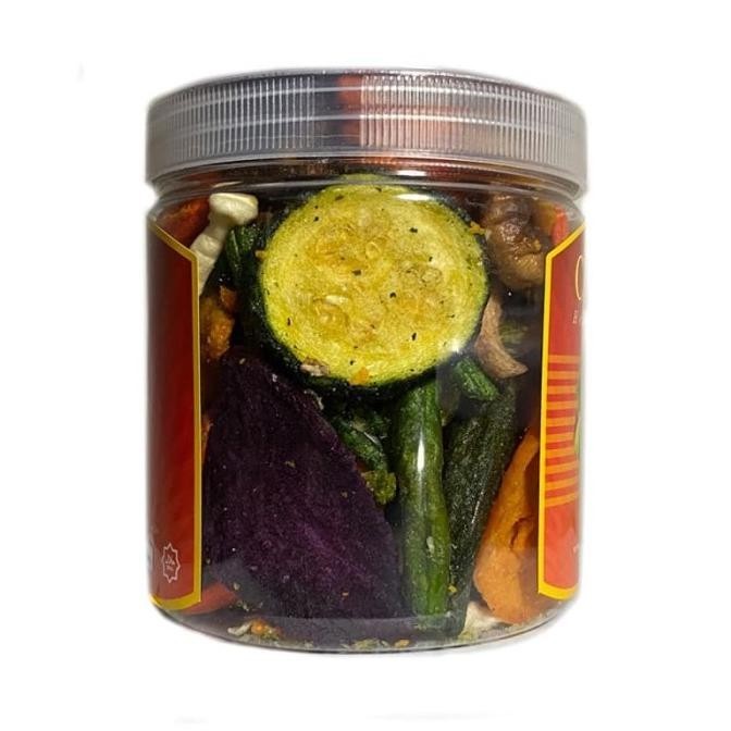 

Cabrini Healthy Snacks - Crunchy Veggie (500 ml) Keripik Sayur Premium HST