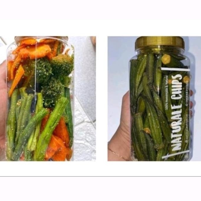 

Keripik Sayur Mix + Okra Naturale Chips (2Jar) Vacuum Frying HST