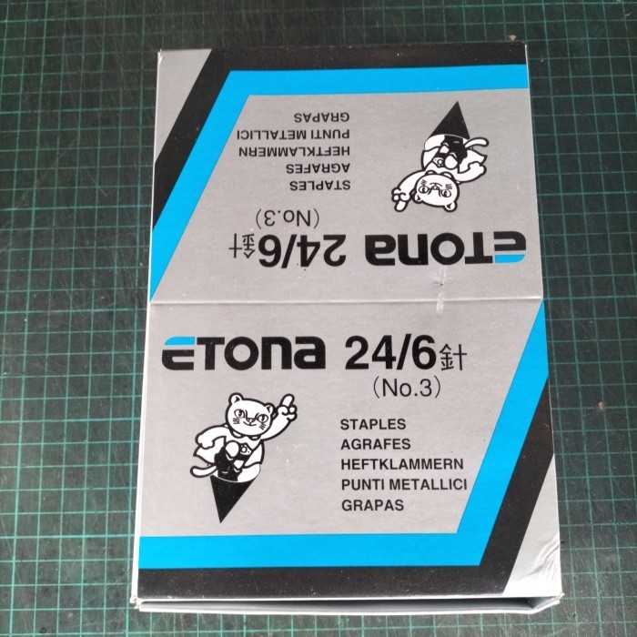 

Terbaru Isi Staples Etona No.3 (24/6) Isi Refill Staples Hd-50 Harga Per Box Hemat