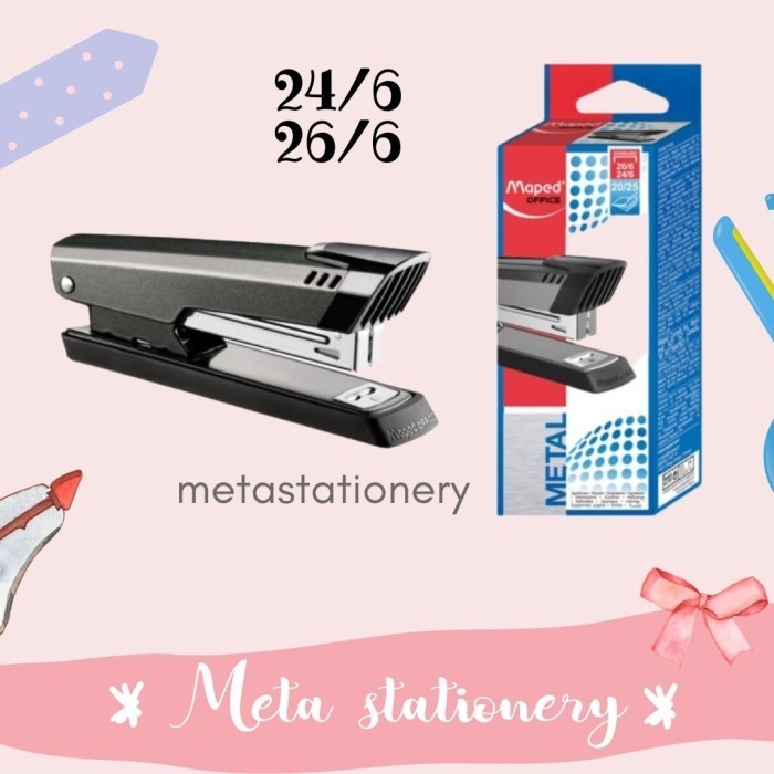 

Restock Staples / Stapler Maped Metal 24/6 Bebas Ongkir