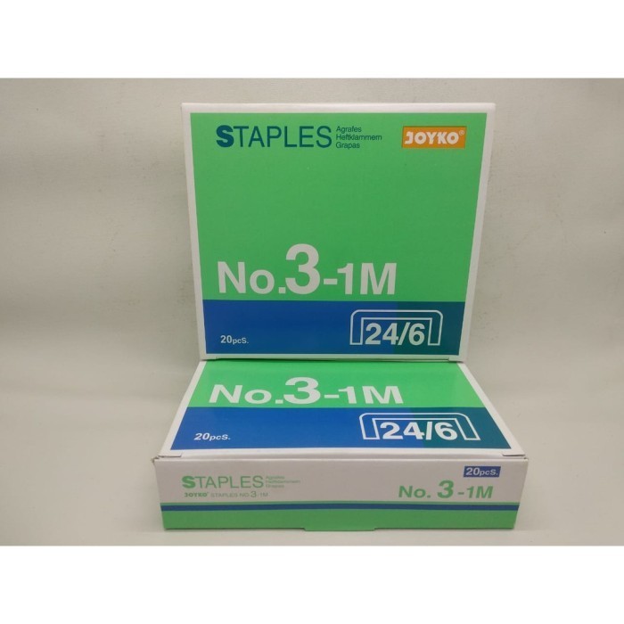 

Asli Isi Steples Joyko No 3-1M /Dus Ready Stock