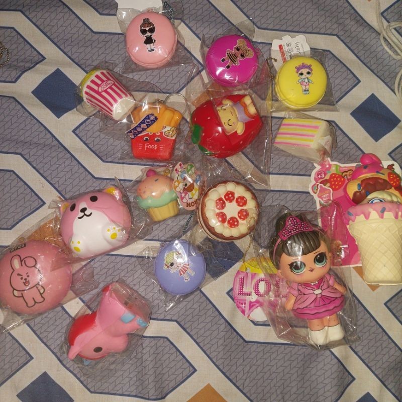 FLASHSALE squishy ibloom i bloom momocuppy bubu the cloud macaron sharebread cheerleader creamy maca