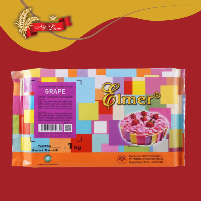 

Ready ELMER GRAPE Tropical Rhapsody Cokelat Compound 1 kg