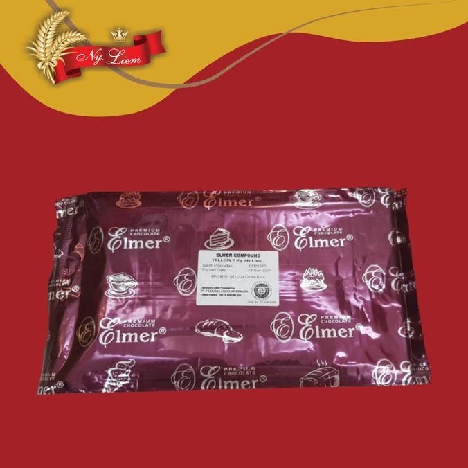 

Ready ELMER Yellow Chocolate Compound - Ny. Liem Special (Pisang) 1 kg