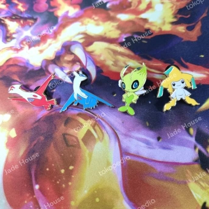 Pokemon Pin: Celebi, Jirachi, Latios, Latias