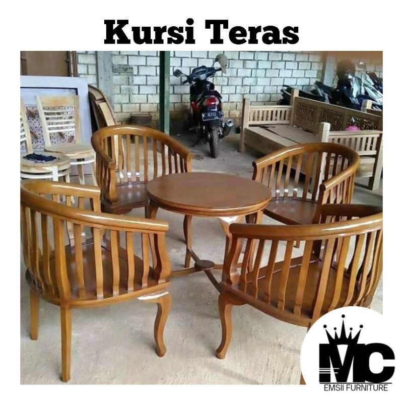Kursi Teras Minimalis Betawi Kursi Betawi Kayu Jati Kursi Betawi Jati