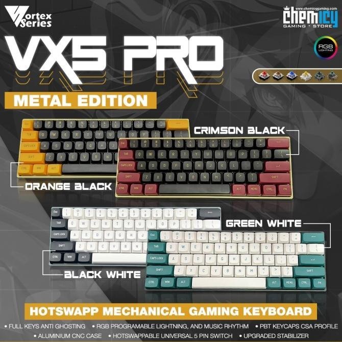 Vortex Series VX5 Pro Metal Edition Hotswap Mechanical Gaming Keyboard