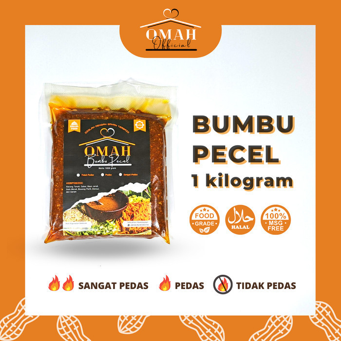 

Ready Bumbu Sambel Pecel dan Gado Gado Instan Halal Original 1 Kg