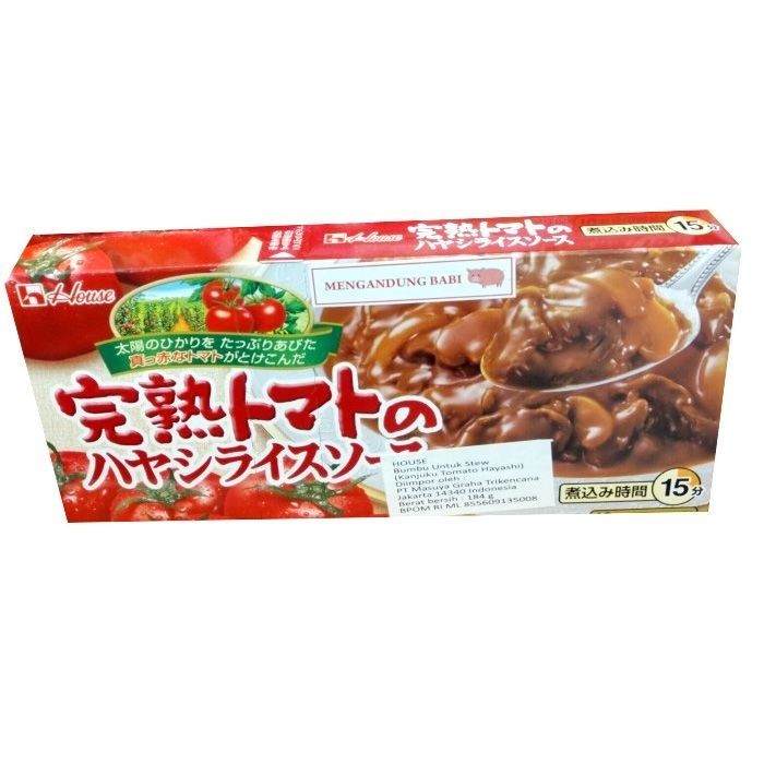 

Ready House Kanjuku Tomato No Hayashi / Bumbu untuk Stew Ala Jepang 184 Gr