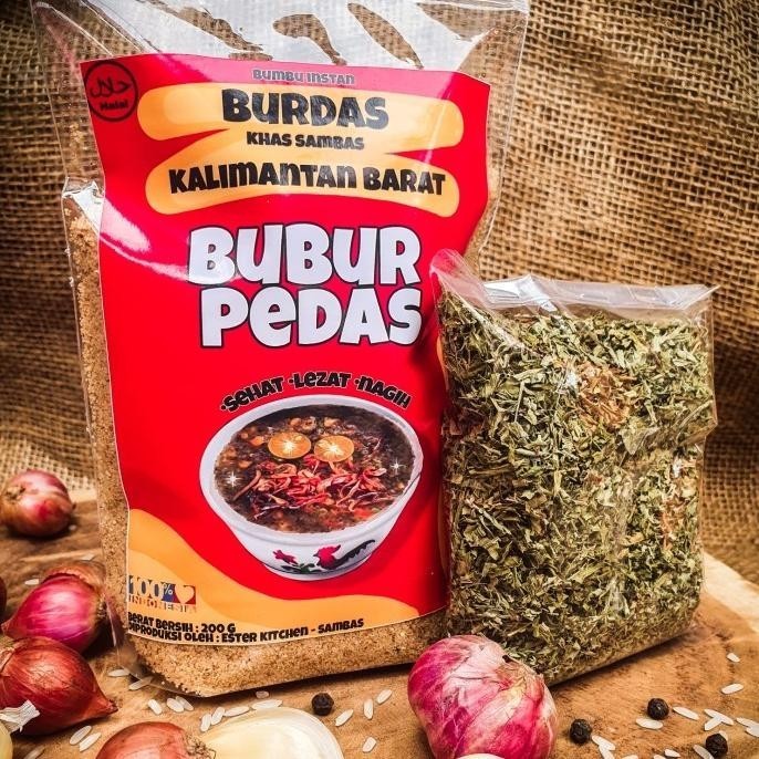 

Ready ! BUMBU BUBUR PEDAS KHAS SAMBAS KALIMANTAN BARAT -