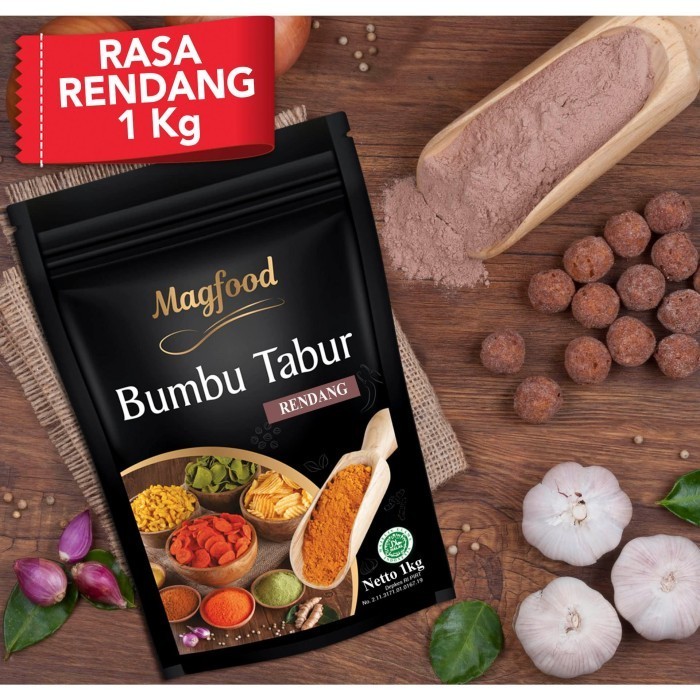 

Ready Magfood Bumbu Tabur Rasa Rendang 1 Kg