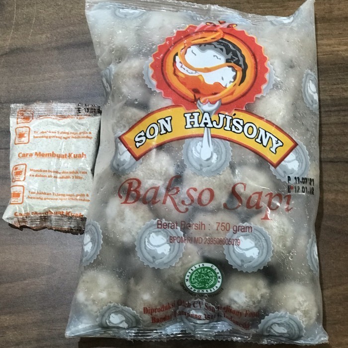 

Ready Bakso son hajisony super plus bumbu kuah