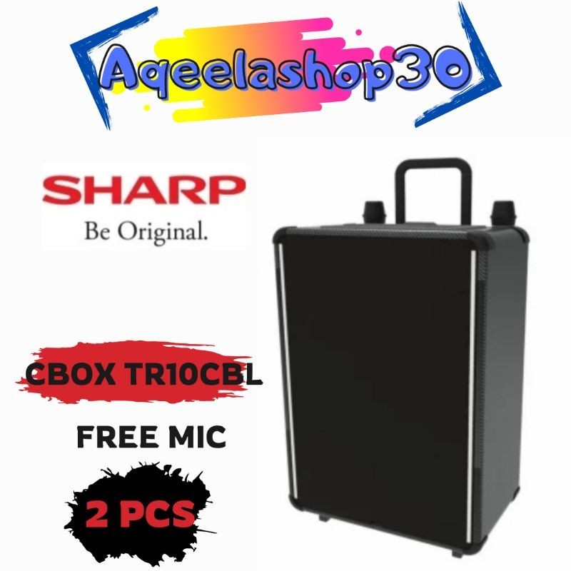 Speaker Sharp CBOX TRB10CBL Wireless Trolly | Speaker Sharp