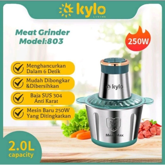 Ready Stainless Blender / Blender Listrik Gilingan Daging Cooper Stainless