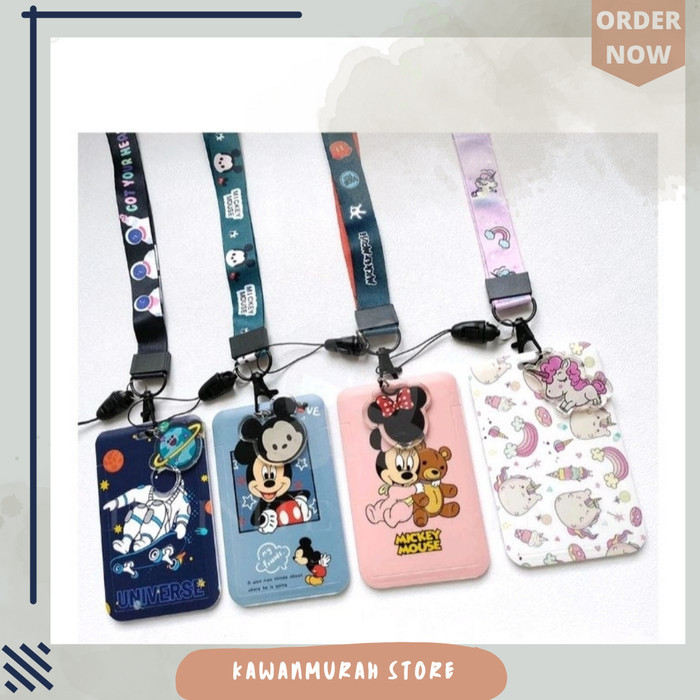 

Name Tag Karakter Anime Cartoon Lucu / Lanyard Motif Anime