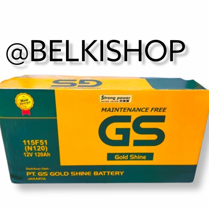 Masih Ada Aki Truk, Genset, Aki Kapal, Alat Berat Gs Mf 12V 120 Ampere N120